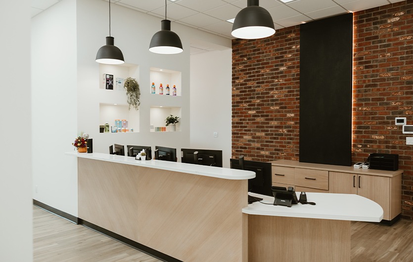 Welcoming Reception Area | Neighbourhood Dental | General & Family Dentist | Blackfalds